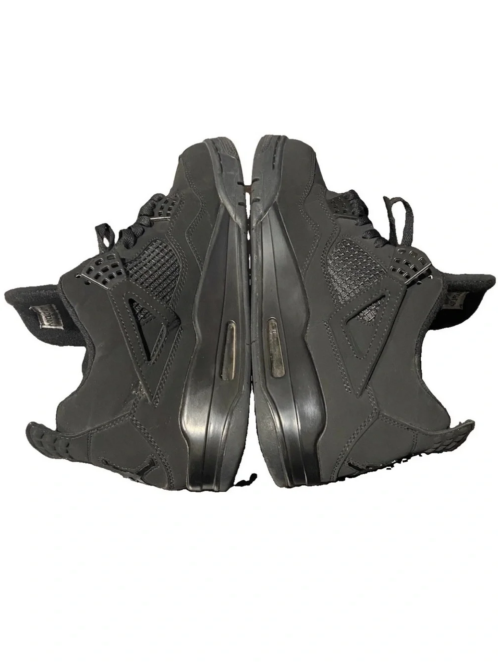 Nike Black Air Jordan 4 Retro Sneakers